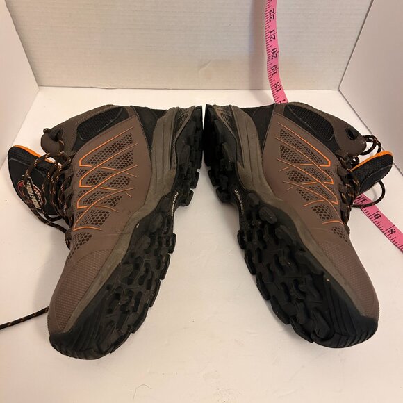 Field & Forest Men’s Waterproof Hiking Boots | 3M Thinsulate | Brown & Orange | - Picture 5 of 7